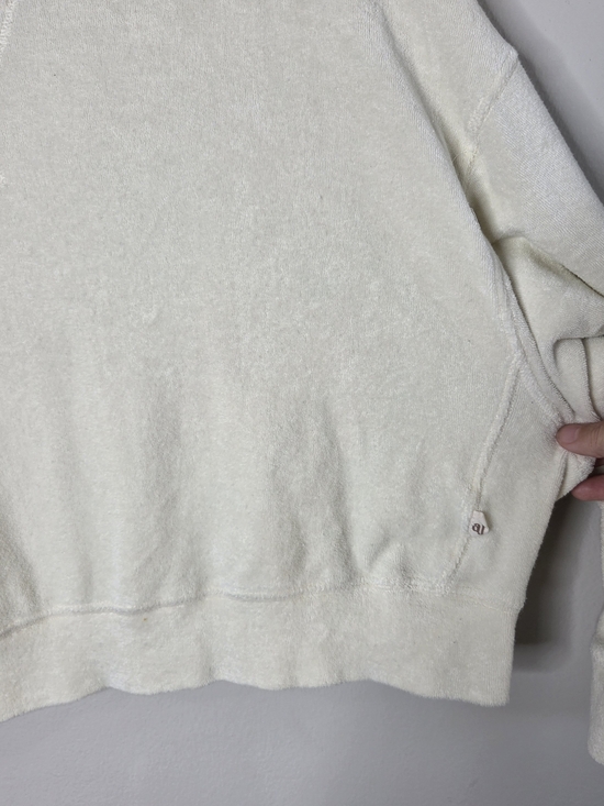 Araminta James Cream Crewneck Terry Sweatshirt - Picture 5 of 9